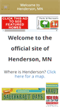 Mobile Screenshot of henderson-mn.com